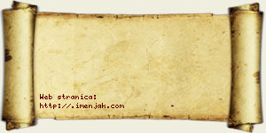 Isak Miljojčić vizit kartica